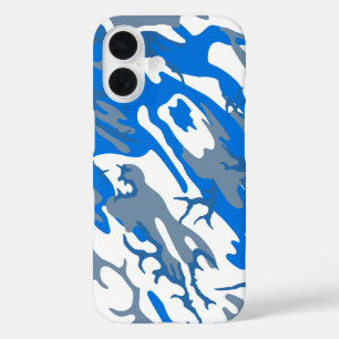 Coques iPhone 16 Boîtier de téléphone Caméra bleu d'eau de glace