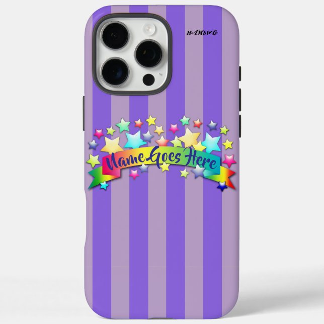 Coques Case-Mate iPhone Boîtier de téléphone cellulaire à bande violet HAM (Verso)