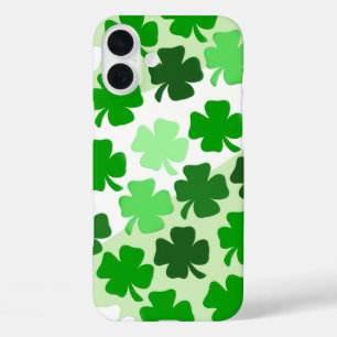 Coques iPhone 16 Plus Boîtier de téléphone cellulaire de Clover shamrock