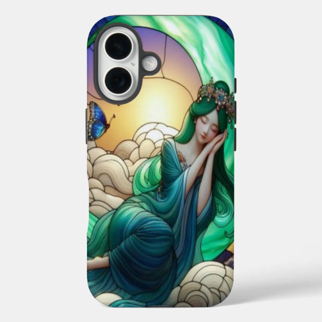 Coques Case-Mate iPhone Boîtier de téléphone cellulaire de repos Jade Moon (Verso)