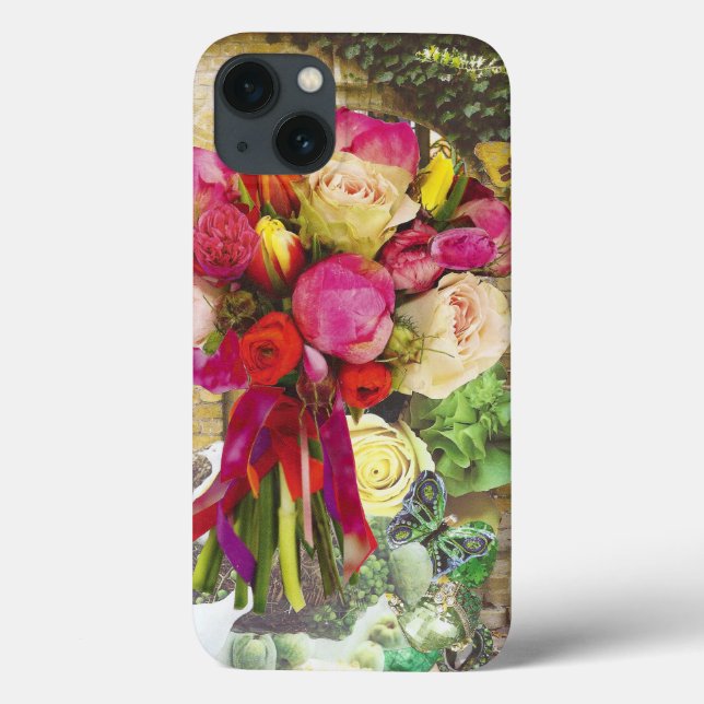 Coques Case-Mate iPhone Boîtier de téléphone cellulaire floral vibrant (Verso)