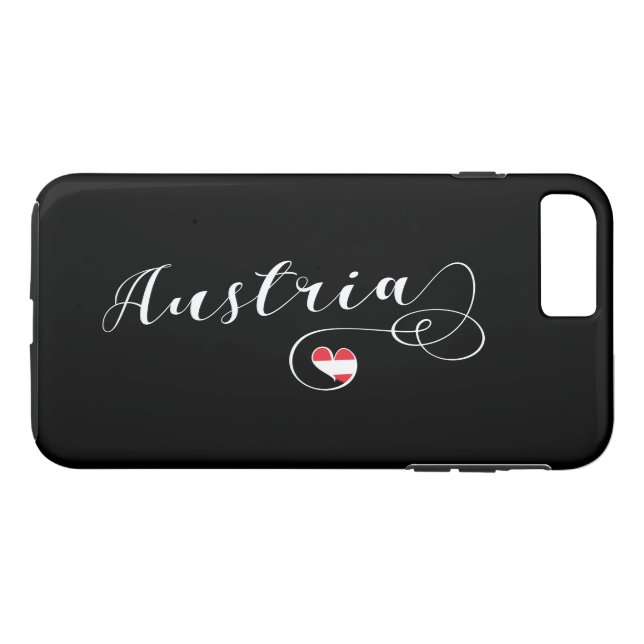 Coques Case-Mate iPhone Boîtier de téléphone cellulaire Heart Austria, Dra (Dos (Horizontal))