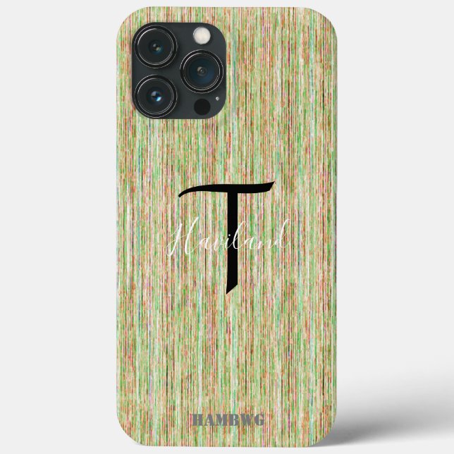Coques Case-Mate iPhone Boîtier de téléphone cellulaire monogramme HAMbyWG (Verso)