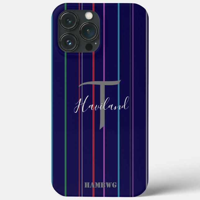 Coques Case-Mate iPhone Boîtier de téléphone cellulaire monogramme HAMbyWG (Verso)