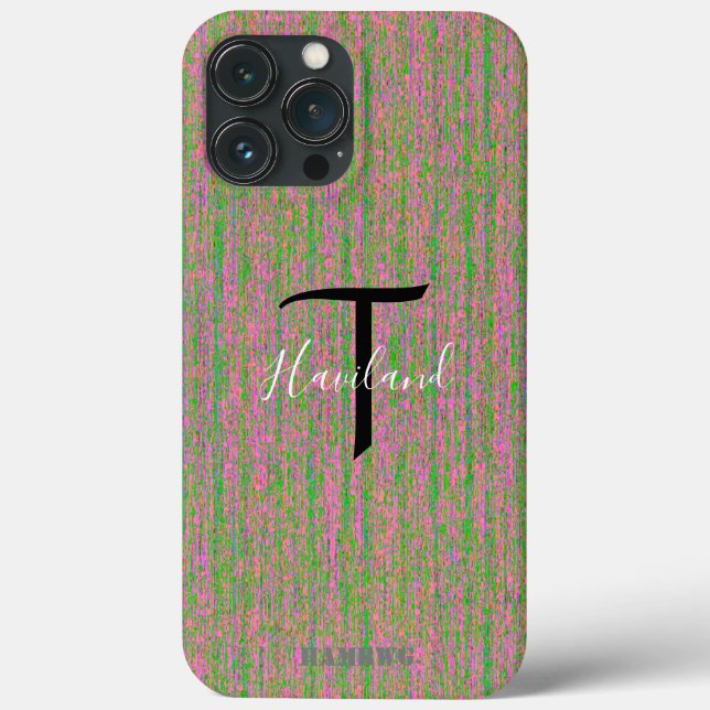 Coques Case-Mate iPhone Boîtier de téléphone cellulaire monogramme HAMbyWG (Verso)