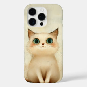 Coques iPhone 16 Pro Boîtier de téléphone chat mignon