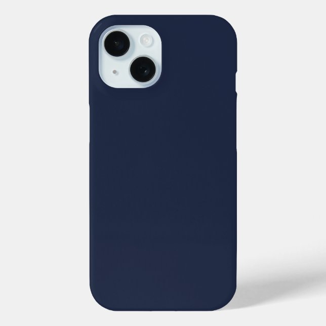 Coques Case-Mate iPhone Boîtier de téléphone couleur bleu marine (Verso)