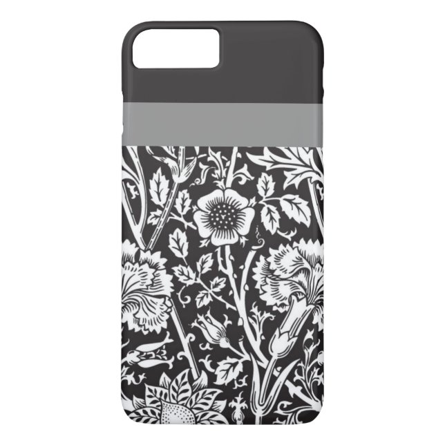 Coques Case-Mate iPhone Boîtier de téléphone Damas noir (Dos)