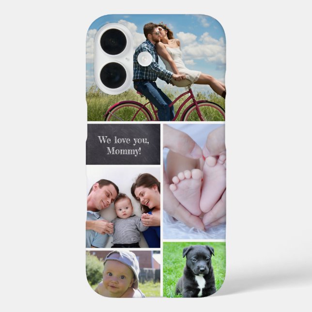 Coques Case-Mate iPhone Boîtier de téléphone de collage photo personnalisé (Verso)