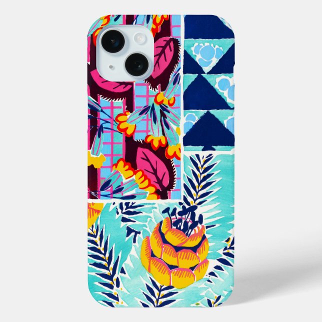 Coques Case-Mate iPhone Boîtier de téléphone de conception florale multi-V (Verso)