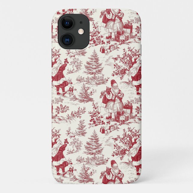 Coques Case-Mate iPhone Boîtier de téléphone de Noël Toile (Dos)