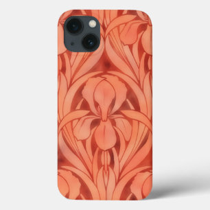 Case-Mate iPhone Case Boîtier de téléphone de style Art déco en orange
