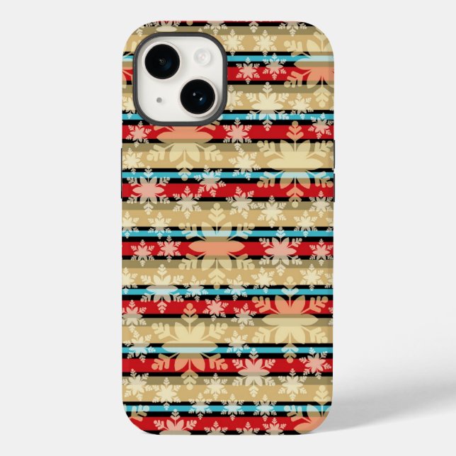 Coques Case-Mate iPhone Boîtier de téléphone des snowflèches (Verso)