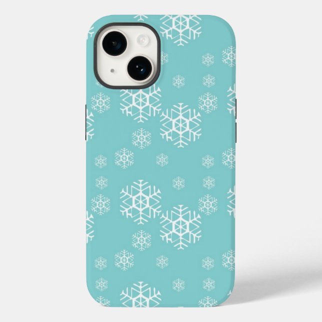 Coques Case-Mate iPhone Boîtier de téléphone des snowflèches (Verso)