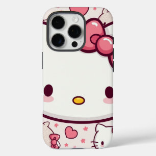 Coques iPhone 16 Pro Boîtier de téléphone design avec chaton mignon