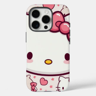 Coques iPhone 16 Pro Boîtier de téléphone design avec chaton mignon