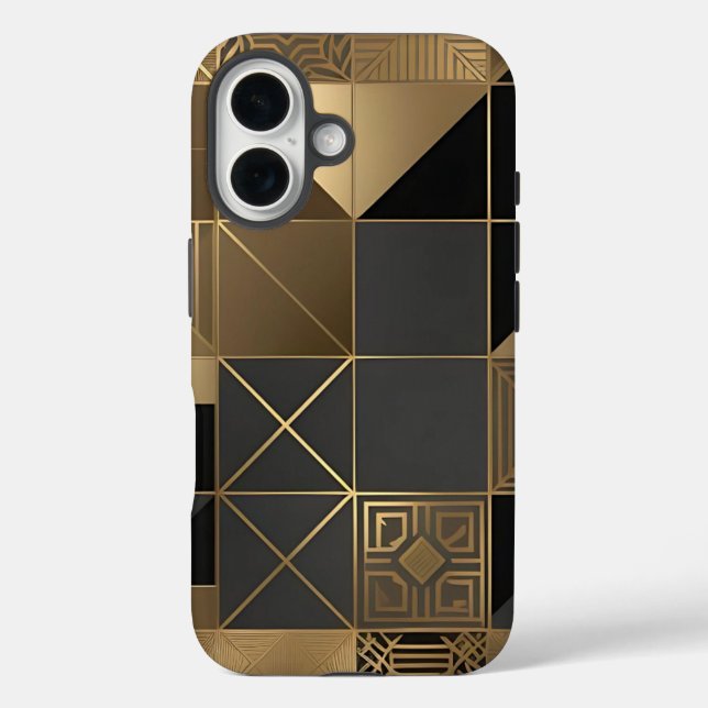Coques Case-Mate iPhone Boîtier de téléphone en carreaux géométriques Art  (Verso)