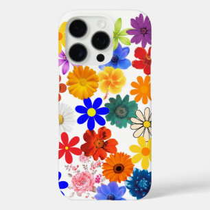 Coques iPhone 16 Pro Boîtier de téléphone floral élégant   Conception m