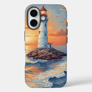 Coque Pour iPhone 16 Boîtier de téléphone iPhone / iPad paysage marin p