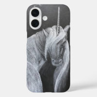 Boîtier de téléphone Licorne Apple iphone 16 à pei