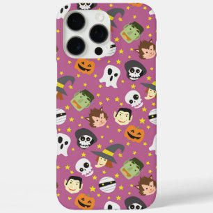 Coques iPhone 16 Pro Max Boîtier de téléphone Motif de caricature Halloween