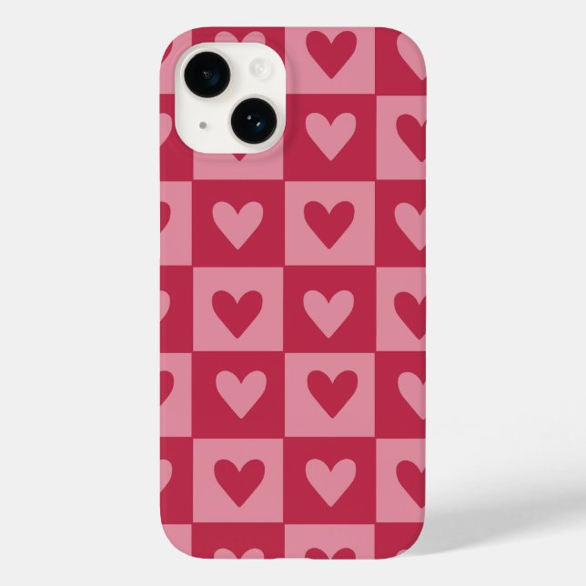 Coques Case-Mate iPhone Boîtier de téléphone Motif Red Heart (Verso)