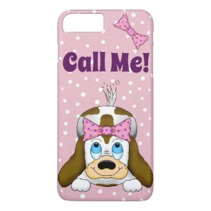 Coque iPhone 7 Plus Boîtier de téléphone portable mignon "Call Me"
