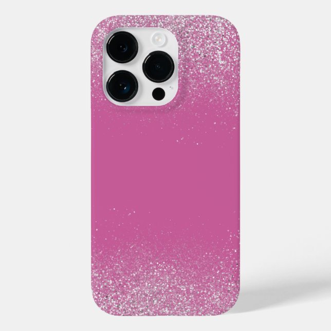 Coques Case-Mate iPhone Boîtier de téléphone rose et poussière d'argent (Verso)
