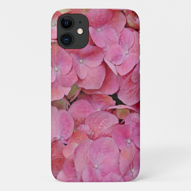 Coques Case-Mate iPhone Boîtier de téléphone rose Hydrangea Fleurs (Dos)