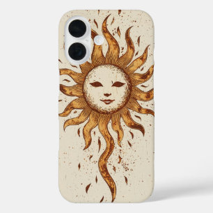Coque Pour iPhone 16 Boîtier de téléphone Sun Spirit Radiant