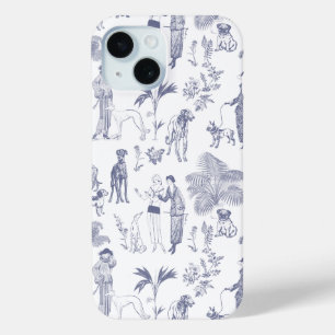 Coque Pour iPhone 15 Boîtier de téléphone Toile De Jouy