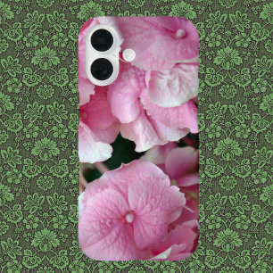 Coque Pour iPhone 16 Boîtier de téléphone très rose Hydrangea