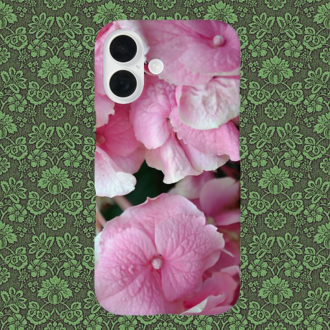 Coques Case-Mate iPhone Boîtier de téléphone très rose Hydrangea (Créateur téléchargé)