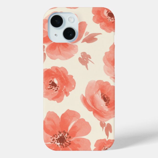 Coques Case-Mate iPhone Boîtier d'impression floral ombragé (Verso)