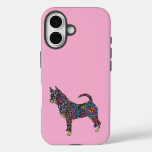 Coque Pour iPhone 16 Boîtier iPhone 16 avec chihuahua