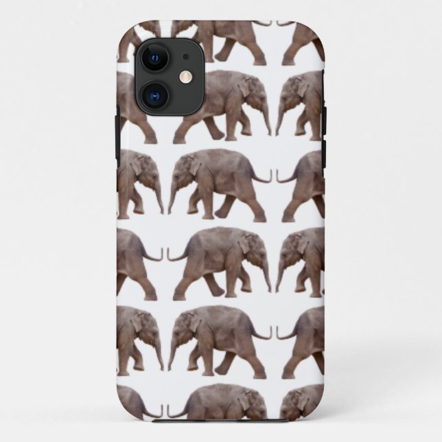Coques Case-Mate iPhone Boîtier iPhone 5 Baby Elephant Frenzy (Blanc) (Dos)