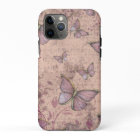 Boîtier iPhone 7 papillons Grunge Vintage