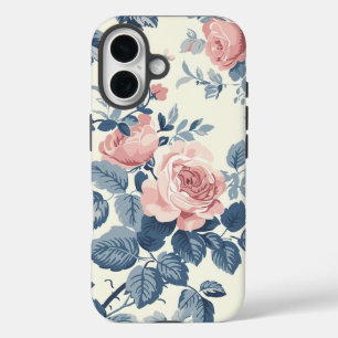 Coque Pour iPhone 16 Boîtier iPhone avec fleurs.