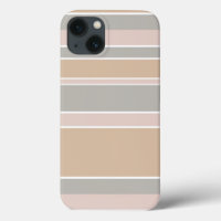 Boîtier iPhone Case-Mate à rayures beige