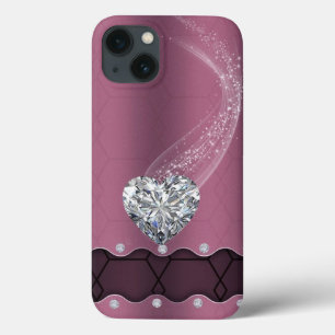 Case Boîtier iPhone Case-Mate Rose et Diamant