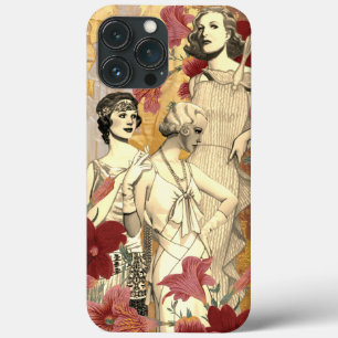 Case-Mate iPhone Case Boîtier iPhone / iPad à fond floral de mode rétro