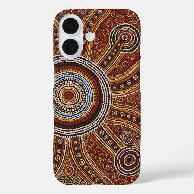 Coques Case-Mate iPhone Boîtier iPhone / iPad ART ABORIGENE (Verso)