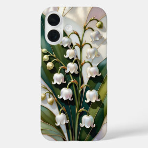 Coque Pour iPhone 16 Boîtier iPhone Muguet Élégante Botanique