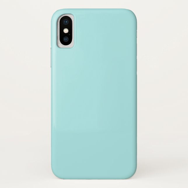 Coques Case-Mate iPhone Boîtier iPhone X Turquoise Clair (Dos)