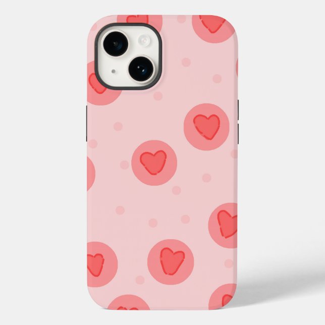 Coques Case-Mate iPhone Boîtier Rose iPhone | amour mignon (Verso)