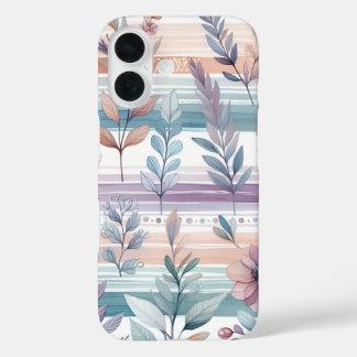 Coque Pour iPhone 16 Boîtier téléphonique à aquarelle florale