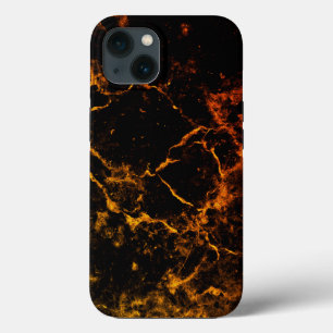 Case-Mate iPhone Case Boîtier téléphonique Abstrait de Lave Moulée Noire