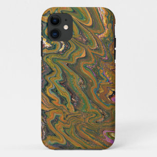 Case-Mate iPhone Case Boîtier téléphonique Abstrait La Strada 2 Vert et 