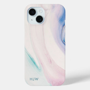 Coque Pour iPhone 15 Boîtier téléphonique Abstrait moderne Watercolor