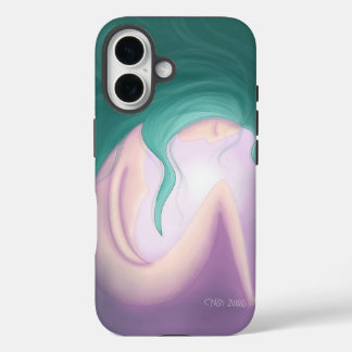 Coque Pour iPhone 16 Boîtier téléphonique Abstrait violet Art